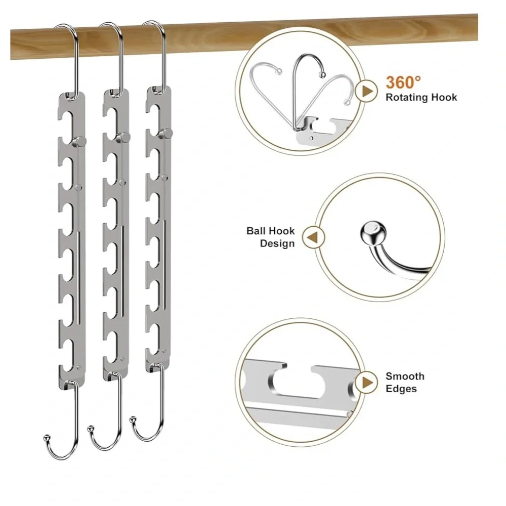 Space-Saving Adjustable “Magic Hanger”